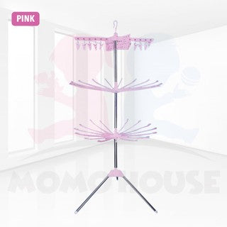 Baby Kids Cloth Holder Drying Rack 3 Tier Underwear Storage Wardrobe Towel Home Decor / Ampaian Baju Bayi Tingkat Hanger