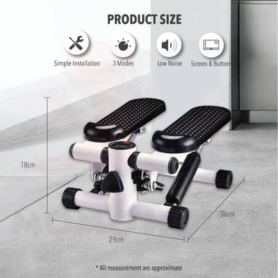 Indoor Step Stepper Exercise Aerobic Mini Stepper Home Sport Gym Fitness Slimming Machine Bike With Meter