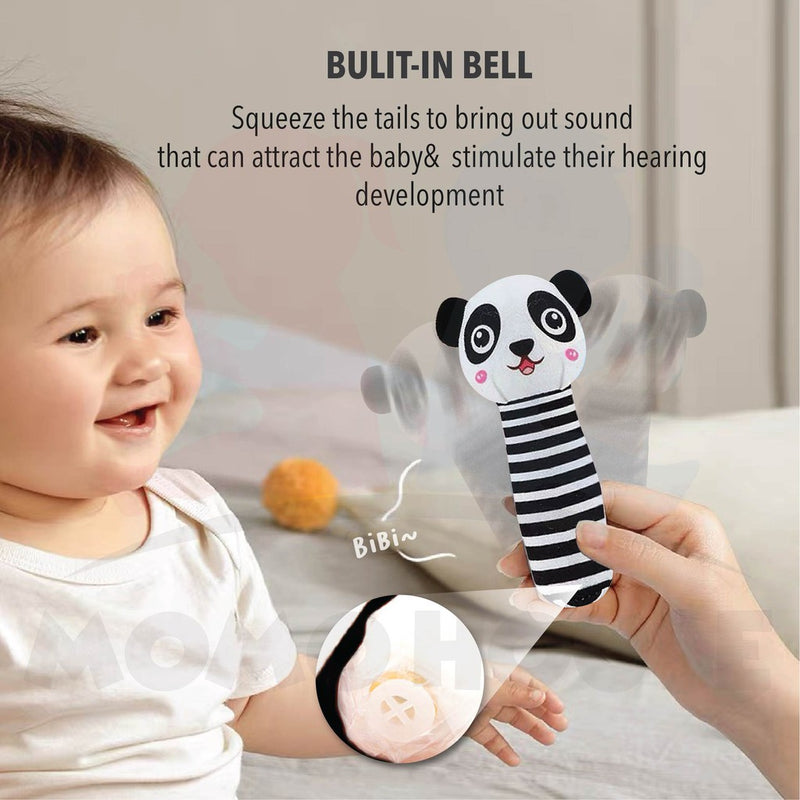 Baby Plush Animal Plush Handbell Stick