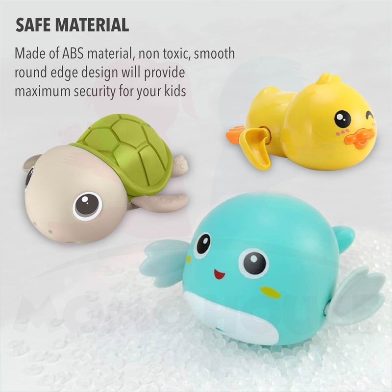 Baby Bath Toys Swimming Toys Bathing Small Toy Showering Funny Toys for Kids Toddler Toy Mainan Mandi