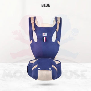 Premium Ergonomic Breathable & Adjustable Baby Carrier With Hip Seat and Storage