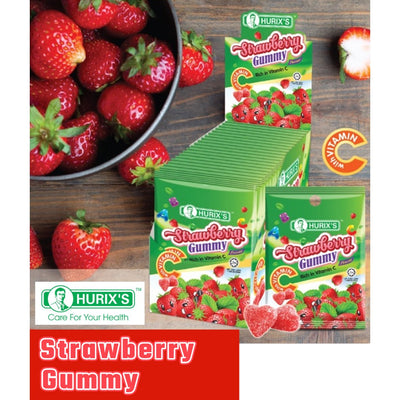 Hurix's Strawberry Gummy (with Vitamin C)