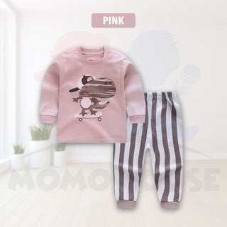 Newborn Pyjamas Baby Sleepsuit Long Sleeve Set Baju Tidur (BM003)