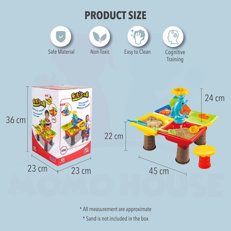 Early Learning Beach Toys Table