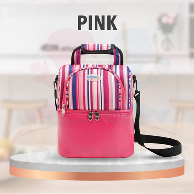 Portable 2 Layer Sling Cooler Bag For Breastmilk Storage Bag Bottle Feeding