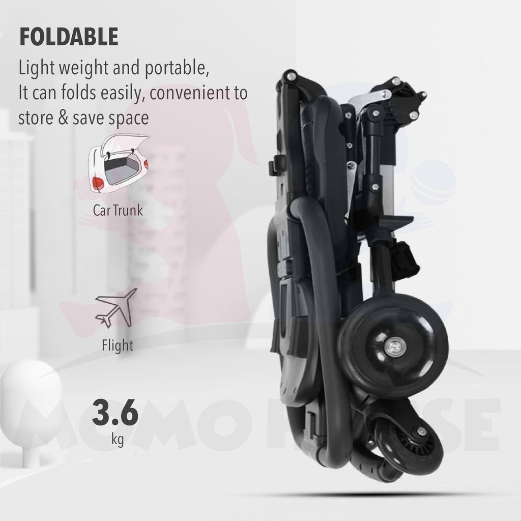 Baby Foldable Magic Stroller Ultra Lightweight 4 Wheels Scooter For Ki –  Momo House