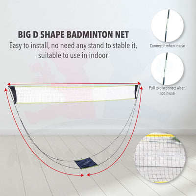 Junior Badminton Racket Set Children Badminton Racket  Indoor Outdoor Sports Shuttlecock