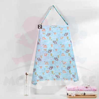 Breastfeeding Nursing Cover With Net Cotton Apron Shawl Cloth Blanket