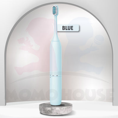 Sonic Electric Toothbrush Good For Cleansing Braces & Teeth Berus Gigi Battery IPX7 Waterproof More Vibration