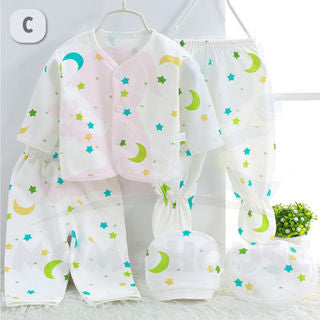 5 PCS Baju Baby Set Newborn Baby Lengkap Baby Clothes Set Newborn Baby Girl Clothes Set Newborn Baby Boy