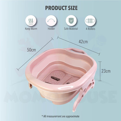 Foldable Foot Bath Foot Spa Soak Massage Bucket for Home Travel Large Space Basin Healthy Relaxing Leg Detox Tungku Kaki