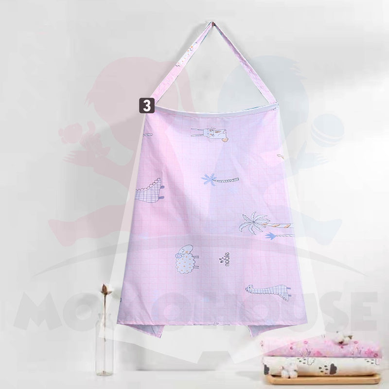 Breastfeeding Nursing Cover With Net Cotton Apron Shawl Cloth Blanket