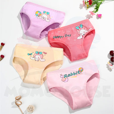 4pcs/set Baby Girl Underwear Cotton Soft Kids Girl Cotton Underwear Panties Seluar Dalam Budak Perempuan