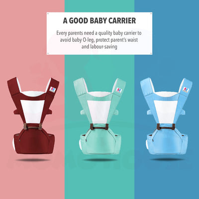 Clearance Stock [4 in 1]  Baby Carrier With Hip Seat - Breathable & Adjustable