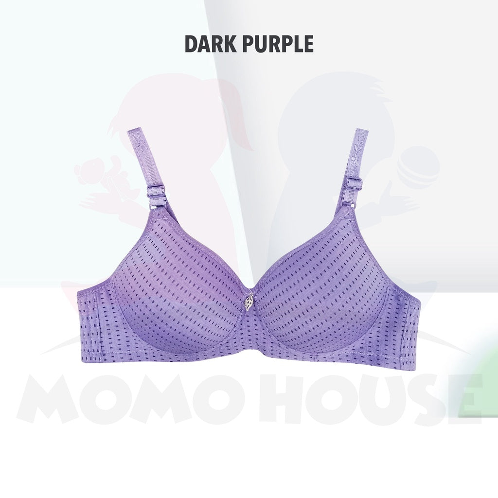 Women Nursing Maternity Wireless and Breathable Bra With Pendant - Tanpa Wayar