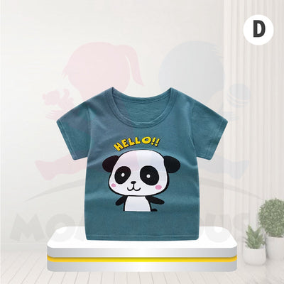 Kids Clothing Children's Cotton Short-Sleeved T-Shirt Tee Tops Casual Baju Kanak Budak (MYB054)