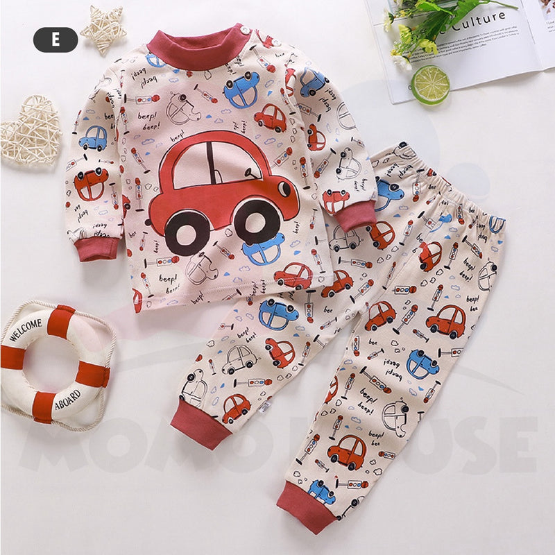 Newborn Premium Pyjamas Baby Sleepsuit Long Sleeve Set Baju Tidur Bayi (MYB060)