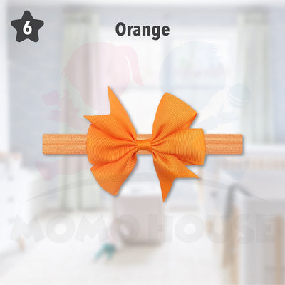 Baby Girls Nylon Hair Bows Elastic Headband Fashion Hair Accessories for Kids Infants Toddlers