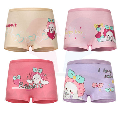 4pcs/set Baby Girl Underwear Cotton Soft Kids Girl Cotton Underwear Panties Seluar Dalam Budak Perempuan