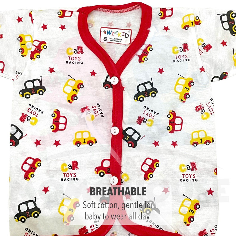 Newborn Baju Baby Infant Suit Car Design Baju Baby (1pcs = Baju + Seluar) (Random Pick)(3852 & 3853 & 3854)