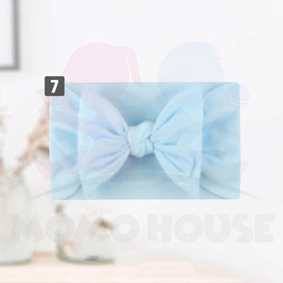 Baby Headband Cute Ribbon Newborn Baby Girls Elastic Hair Bands Soft Nylon Hair Accessories