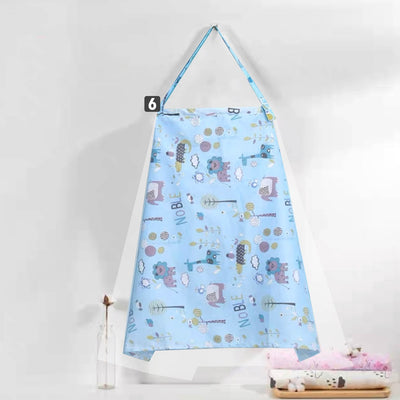 Breastfeeding Nursing Cover With Net Cotton Apron Shawl Cloth Blanket