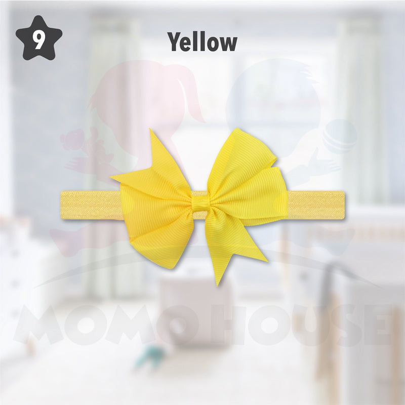 Baby Girls Nylon Hair Bows Elastic Headband Fashion Hair Accessories for Kids Infants Toddlers