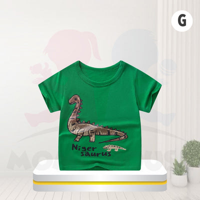 Kids Clothing Children's Cotton Short-Sleeved T-Shirt Tee Tops Casual Baju Kanak Budak (MYB054)