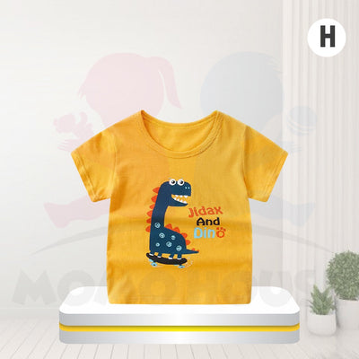 Kids Clothing Children's Cotton Short-Sleeved T-Shirt Tee Tops Casual Baju Kanak Budak (MYB054)