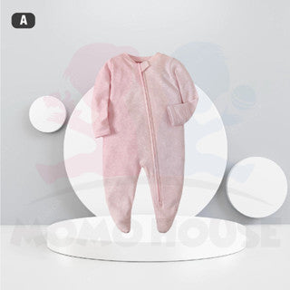 Newborn Romper Zipper Baby Pajamas Newborn Clothes Baby Sleepsuit Romper Baby Boy & Girl Long Sleeve Romper Jumpsuit