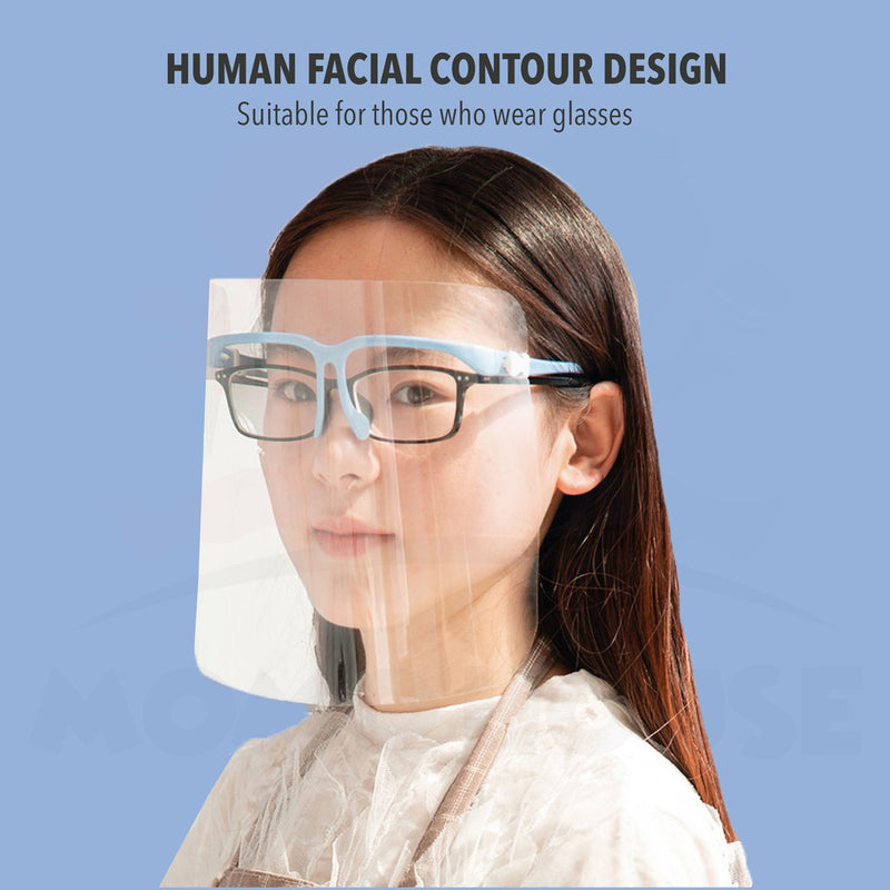 Face Shield Waterproof and Anti-fog Dental Face Shield Anti-fog Mask Protective Isolation Glasses