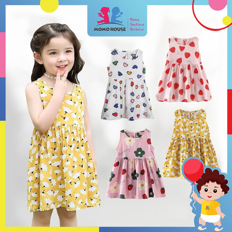 Baju Baby Girl Dress Baju Bayi Perempuan Clothing Princess Gaun Newborn Pakaian Kanak Baju Budak Perempuan (MYB035)