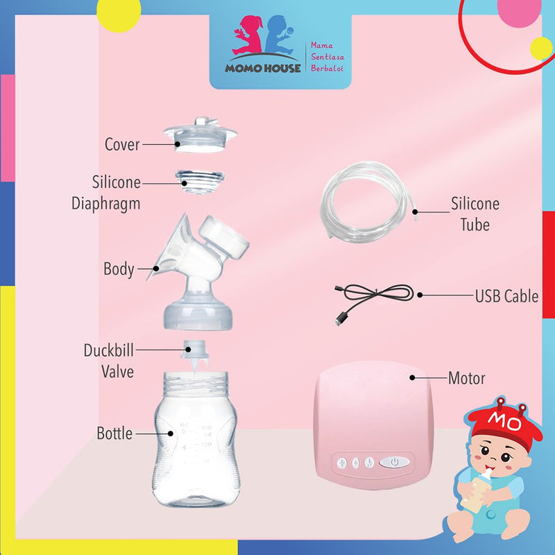 Single Electric Breast Pump Spare Part Pam Susu