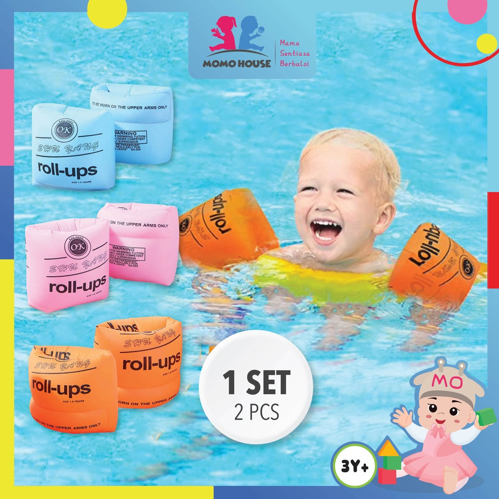 Baby Kids Inflatable Swimming Arm Ring Baby Float Safety Ring Pelampung Tangan Kanak Kanak