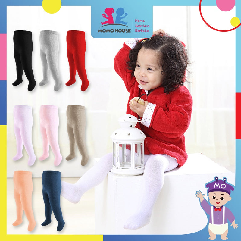 Baby Legging Newborn Baby Girl Legging Baby Boy Baby Tight Cotton Plain Baby Pants Seluar Legging Baby MYB052