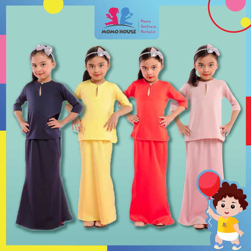 Momo House X Gosh Baju Kurung Moden Budak  Jane Kurung [Size 0 - 3Y ] Raya 2020