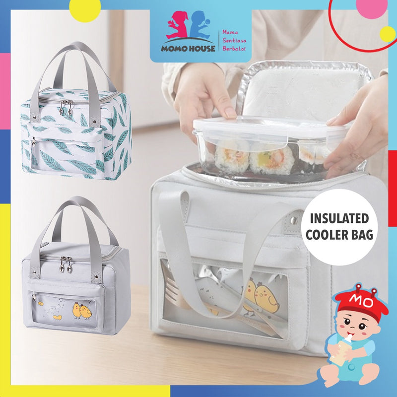 Premium Foldable Cooler Bag For Breastmilk Storage Bag Bottle Feeding Breast Pump Thermal Cooler Lunch Bag