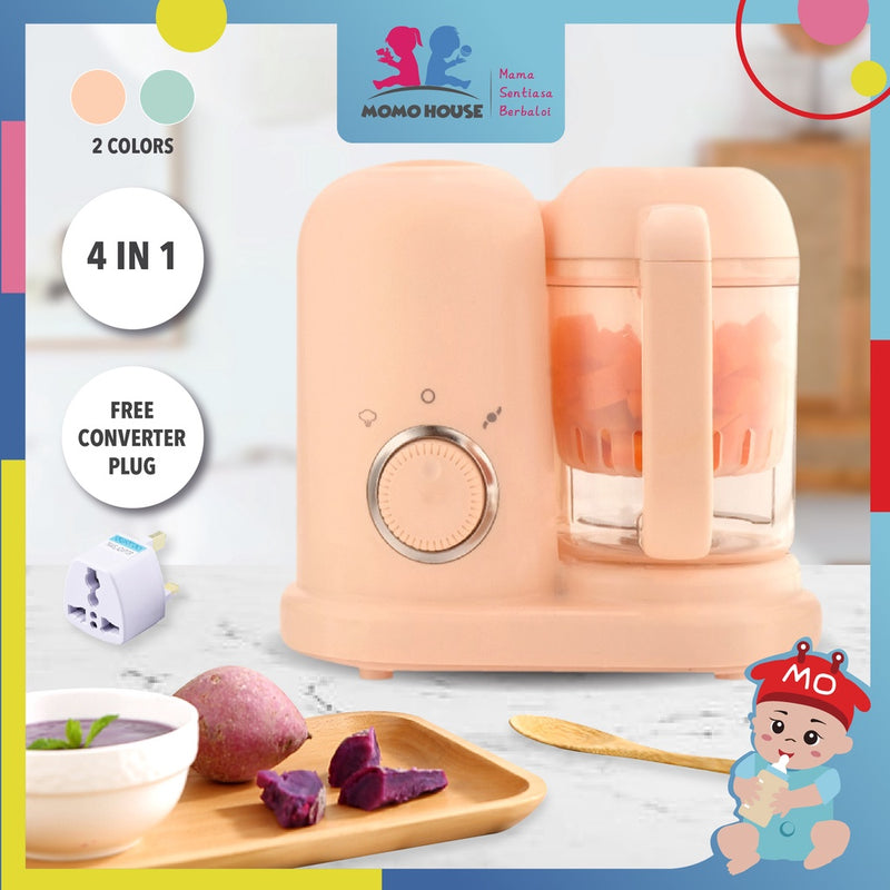 (4 in 1) Baby Food Processor Blender - Steam & Blend