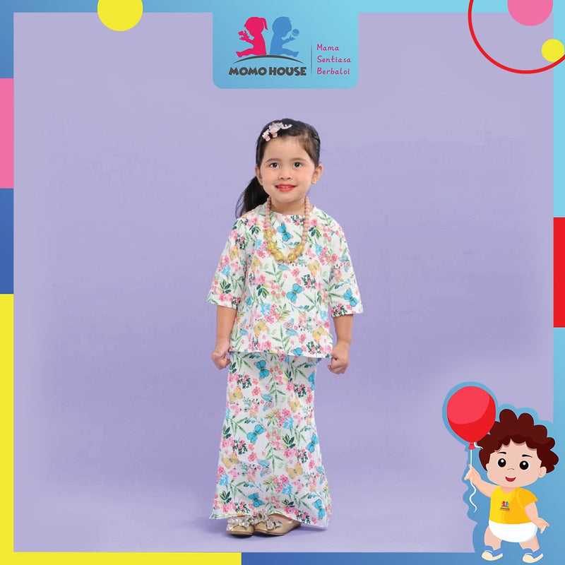 Momo House X Gosh Baju Kurung Moden Budak  Sabrina Kurung [Size 0 - 3Y ] Raya 2020