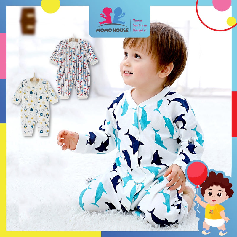 Premium Cotton Baby Romper Jumpsuit with Cute Cartoon - 1 pcs (MMR01)