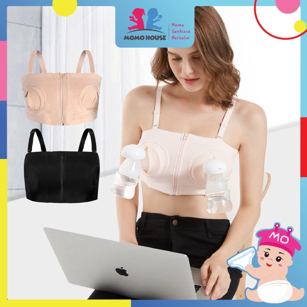 Seamless Hands Free Pumping Bra Breast Pump Pumping Nursing Bra Breastfeeding Bra Bra Menyusu
