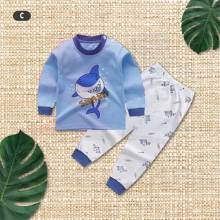 Kids Pyjamas Sleepsuit Baby Clothes Kids Sleepwear Baju Tidur Lengan Panjang Budak Pajamas Long Sleeve Pyjamas Kids Set