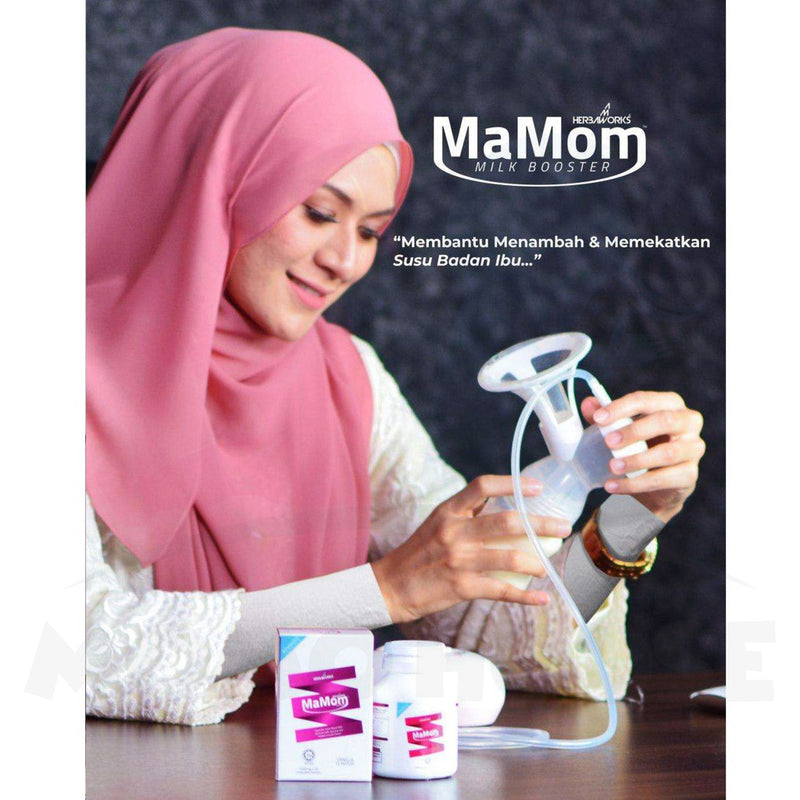 Original Mamom Milk Booster Milkbooster Penghasilan Susu 60 Tablets