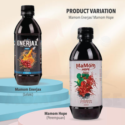 Original Mamom Hope Enerjax Jus Kesuburan Jus Khasiat 100% Original (250ml)