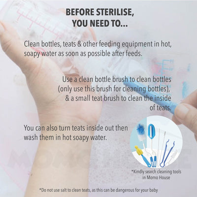 Baby Feeding Bottles & Toys Sterilizer Steriliser (6 in 1)