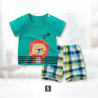 Newborn Baby T Shirt Short Sleeve Set (BM029)