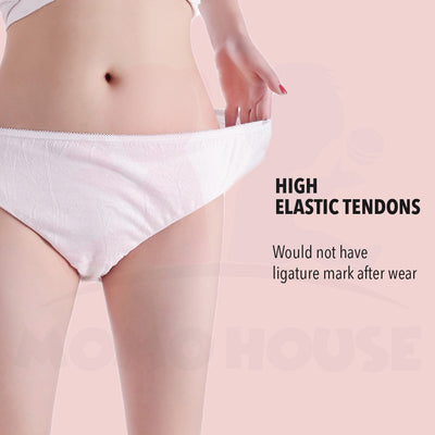 (1pcs) Disposable Panty Breathable Cotton Panty Seluar Dalam Ibu Mengandung Pakai Buang