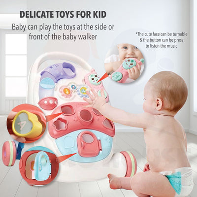 Early Learning Baby Walker With Musical Baby Toys Phone Toy (New Design)