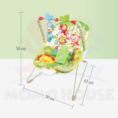 Baby Rocker Bouncer New Born Toddler Music Sleeping Baby Rocking Swing Chair With Monkey Musical Toys