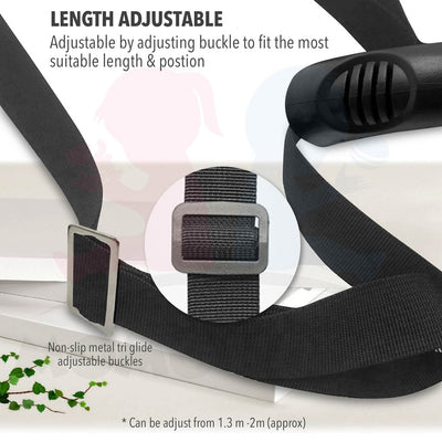 1Pcs Bed Rope Ladder Sit Up Assist Device Support Belt Strap Elderly Patient Tali Katil